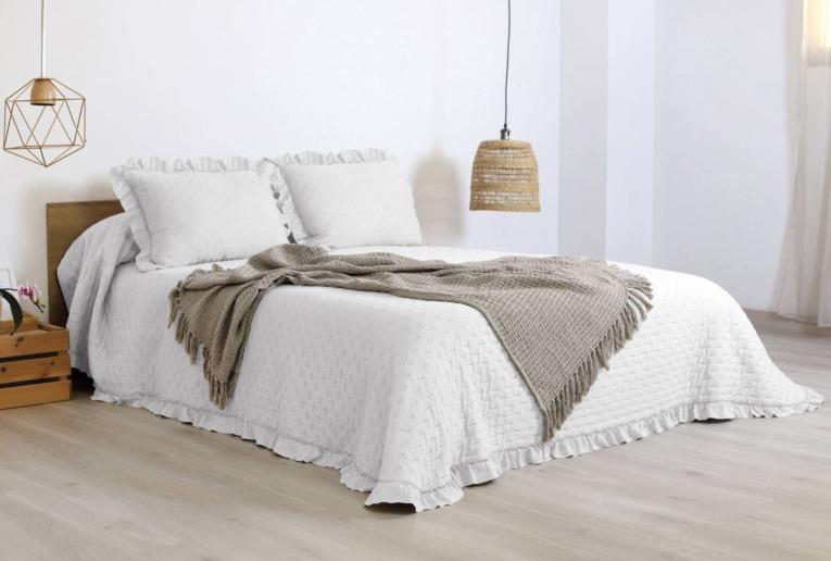 GOTEXTIL | Colcha bouti GIORNO volante Secaneta soft touch - Verano y entretiempo