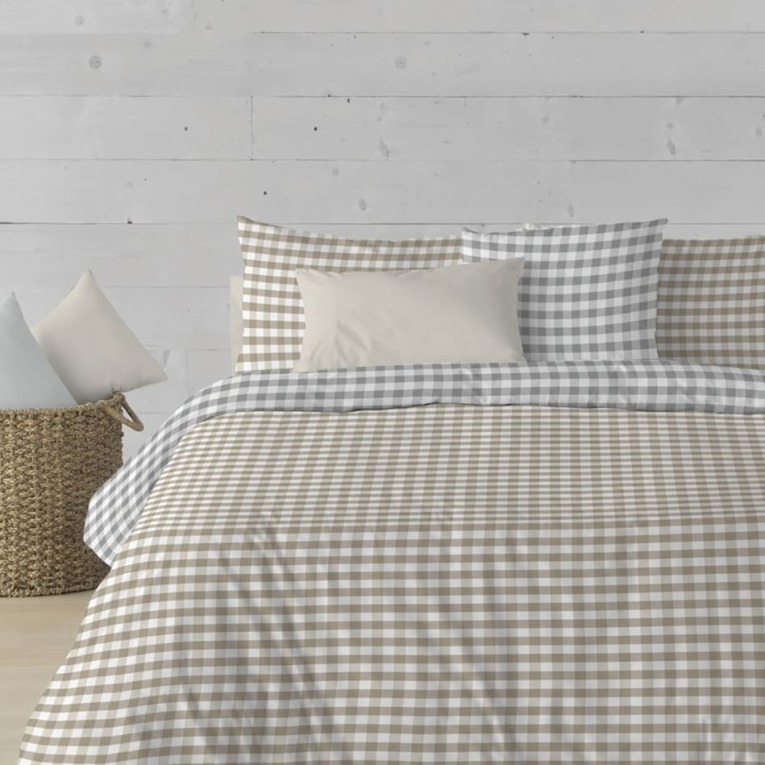 GOTEXTIL | Funda nórdica reversible VIC Stilia cama 150 - Cuadros Vichy