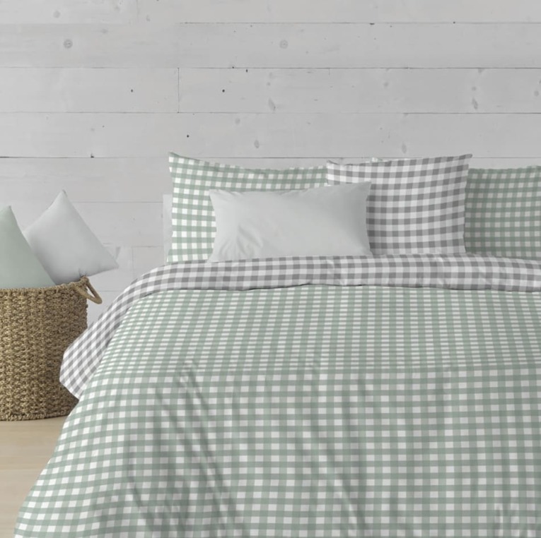 GOTEXTIL | Funda nórdica reversible VIC Stilia cama 150 - Cuadros Vichy