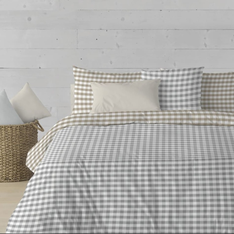 GOTEXTIL | Funda nórdica reversible VIC Stilia cama 150 - Cuadros Vichy