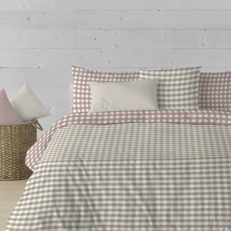 GOTEXTIL | Funda nórdica reversible VIC Stilia cama 150 - Cuadros Vichy