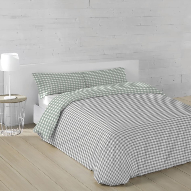 GOTEXTIL | Funda nórdica reversible VIC Stilia cama 150 - Cuadros Vichy