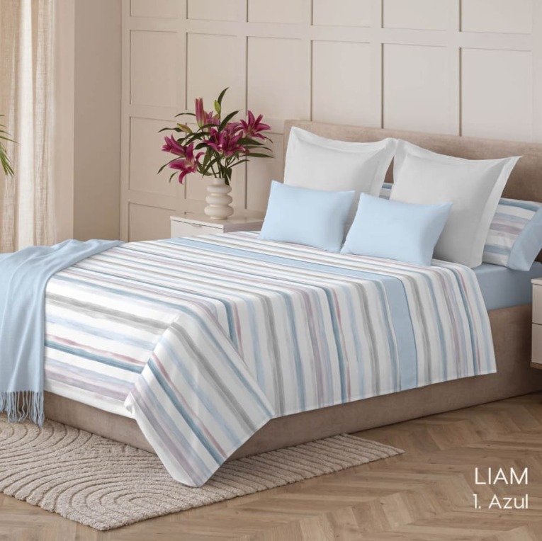 GOTEXTIL | Juego de sábanas Liam Kabely Catotex verano 144 hilos