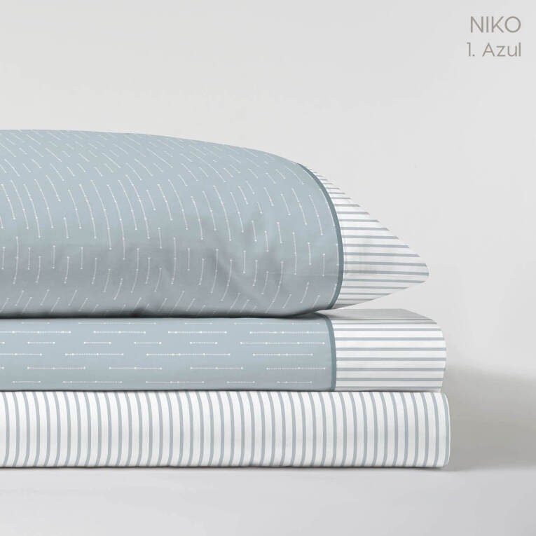 GOTEXTIL | Juego de sábanas Serena Cotton Luxe NICO Catotex 100% algodón 150 hilos