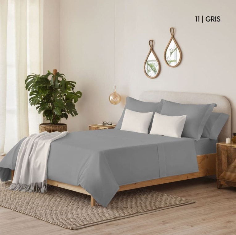 GOTEXTIL | Juego de sábanas Serena Cotton Liso Catotex 100% algodón 150 hilos - Camas de 135cm y 150cm