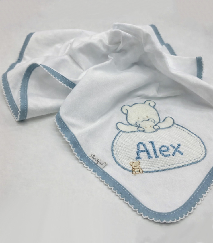 GOTEXTIL | Gasa bebé para bordar punto de cruz Martifanel F2 PB 65x65 algodón