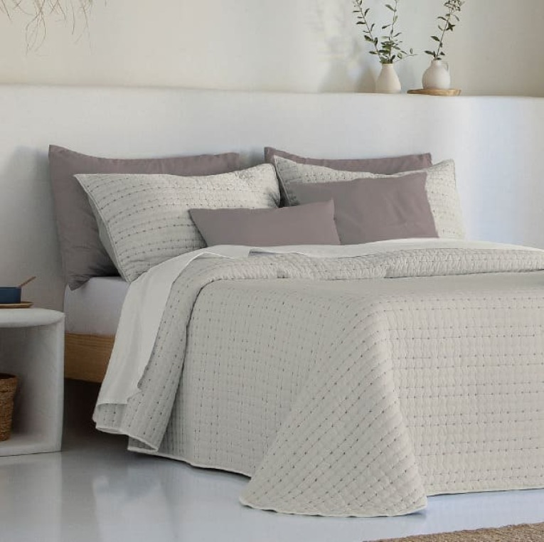 GOTEXTIL | Colcha bouti verano reversible Stilia Barga microfibra soft touch