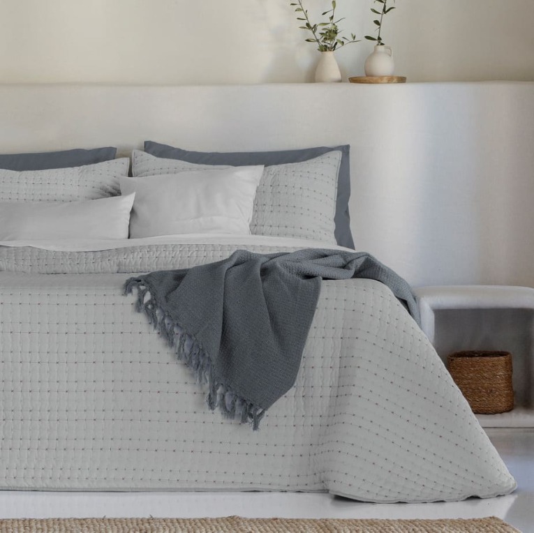 GOTEXTIL | Colcha bouti verano reversible Stilia Barga microfibra soft touch