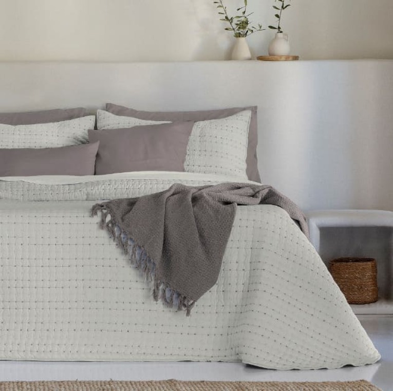GOTEXTIL | Colcha bouti verano reversible Stilia Barga microfibra soft touch