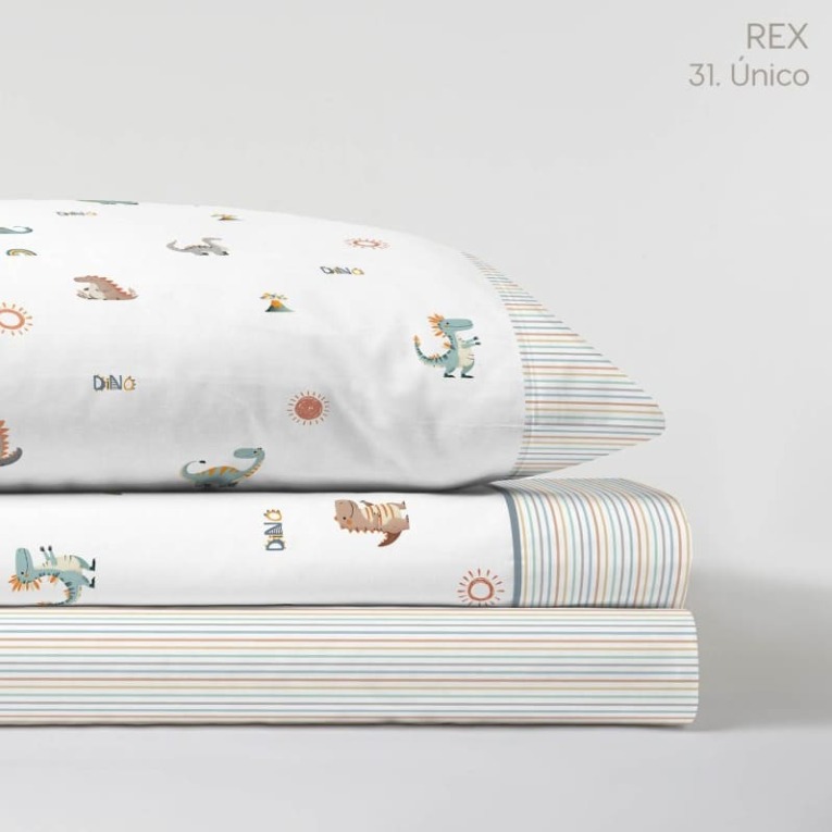 GOTEXTIL | Juego de sábanas infantil Rex Kabely Kids Catotex cama 90 y 105