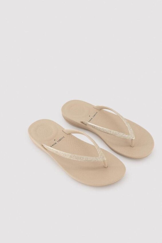 GOTEXTIL | Chanclas de dedo con tira brillante Ysabel Mora 86290