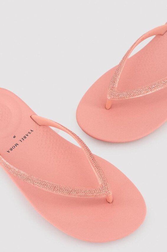 GOTEXTIL | Chanclas de dedo con tira brillante Ysabel Mora 86290