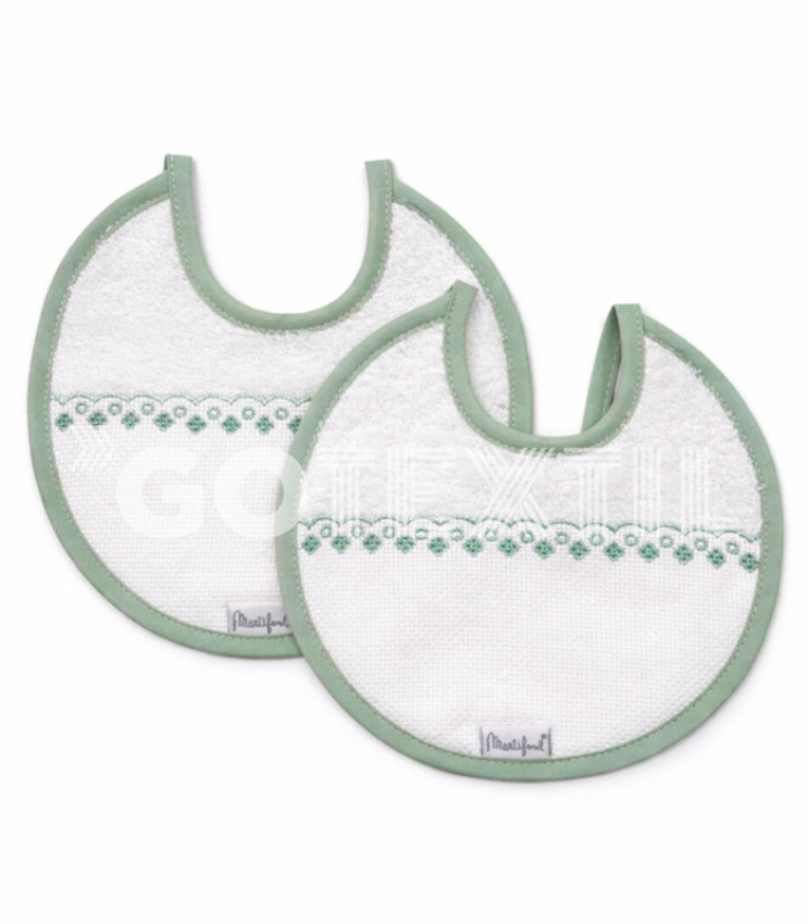GOTEXTIL | Babero para bordar punto de cruz Martifanel 05QB01 pack 2