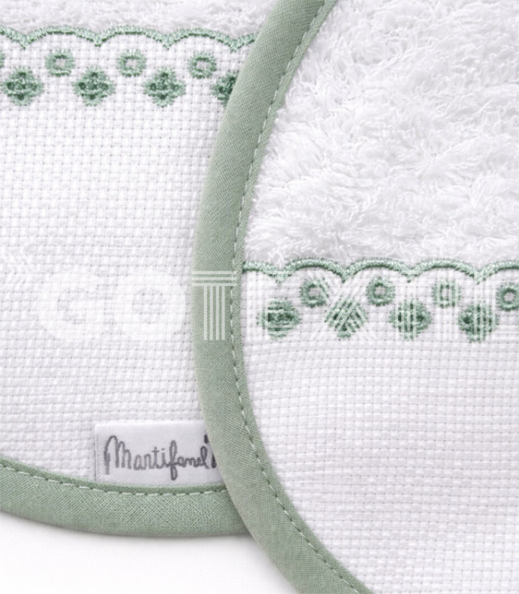 GOTEXTIL | Babero para bordar punto de cruz Martifanel 05QB01 pack 2