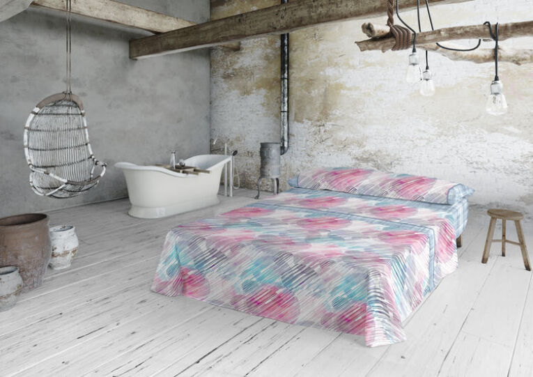 GOTEXTIL | Juego de sábanas Lois Atlanta cama 150 algodón poliéster