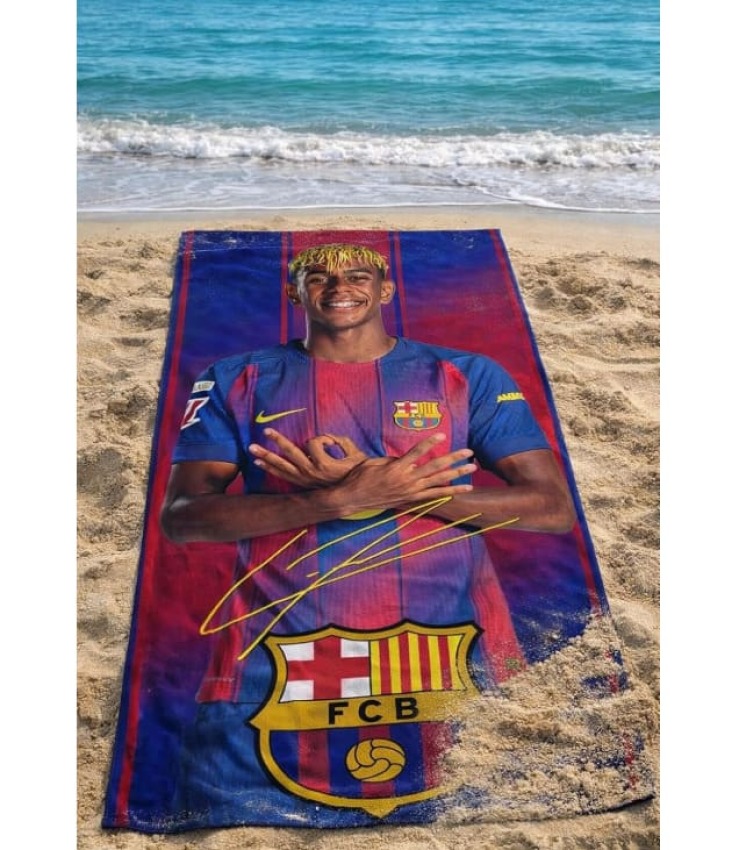 GOTEXTIL | Toalla playa microfibra FC Barcelona Lamine Yamal 915073