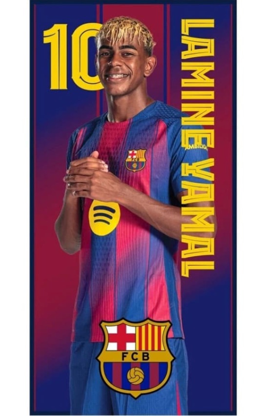 GOTEXTIL | Toalla playa microfibra FC Barcelona Lamine Yamal 70x140 cm 915066