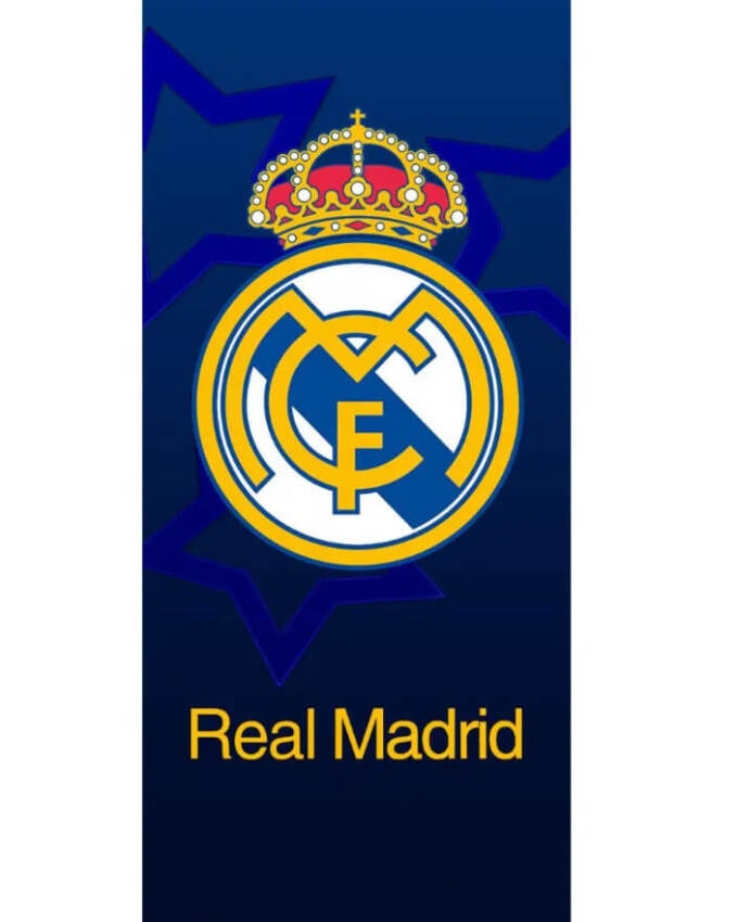 GOTEXTIL | Toalla Playa Real Madrid Algodón 75x150 Azul NW1397