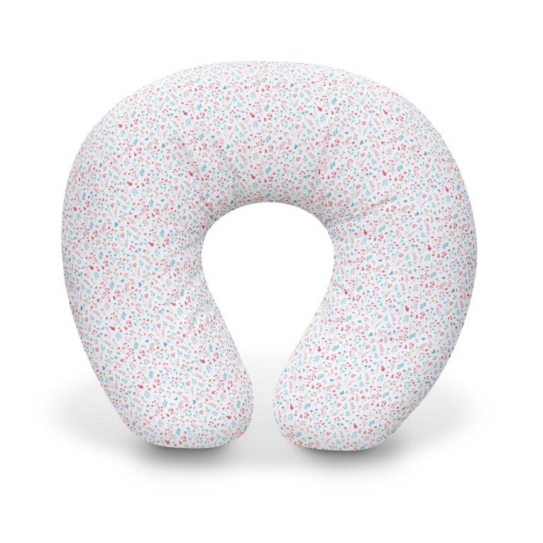 GOTEXTIL | Almohada Lactancia Pétalos Flores Interbaby ALMO003- Ergonómica y Desenfundable