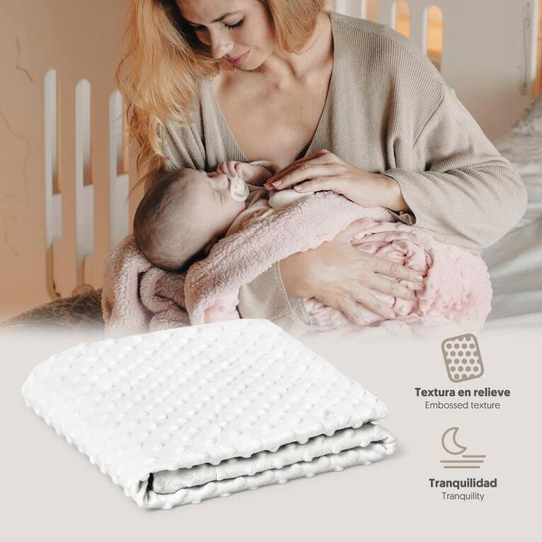 GOTEXTIL | Manta Bebé Burbuja 881 Interbaby 80x110 cm Extrasuave