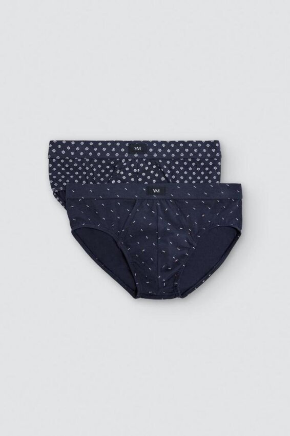 GOTEXTIL | Pack 2 slips con abertura estampados 20471 Ysabel Mora