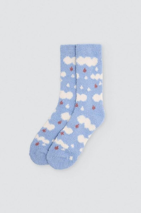 GOTEXTIL | Calcetín de Franela Mujer Ysabel Mora 12125 Extrasuave Estampado