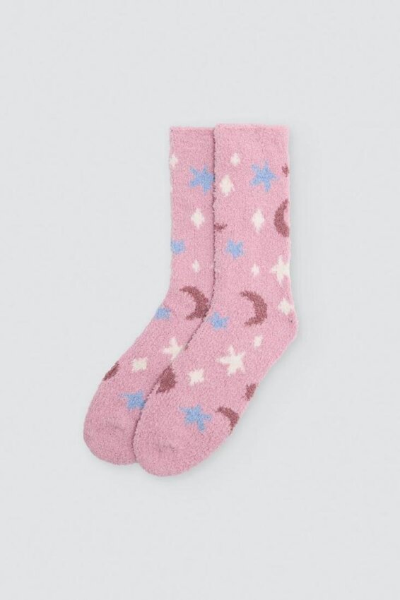 GOTEXTIL | Calcetín de Franela Mujer Ysabel Mora 12125 Extrasuave Estampado