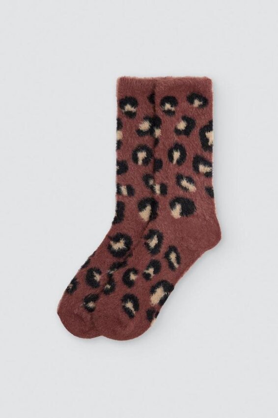 GOTEXTIL | Calcetín Angorina Mujer Ysabel Mora 12132 Animal Print y Geométrico