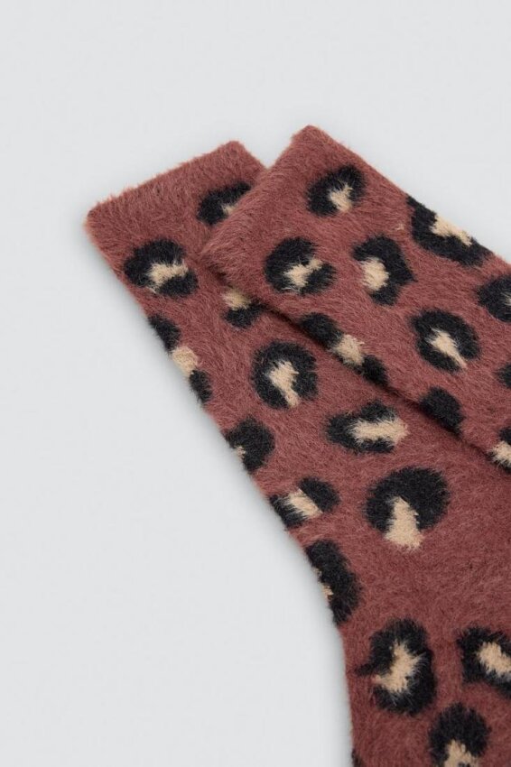 GOTEXTIL | Calcetín Angorina Mujer Ysabel Mora 12132 Animal Print y Geométrico
