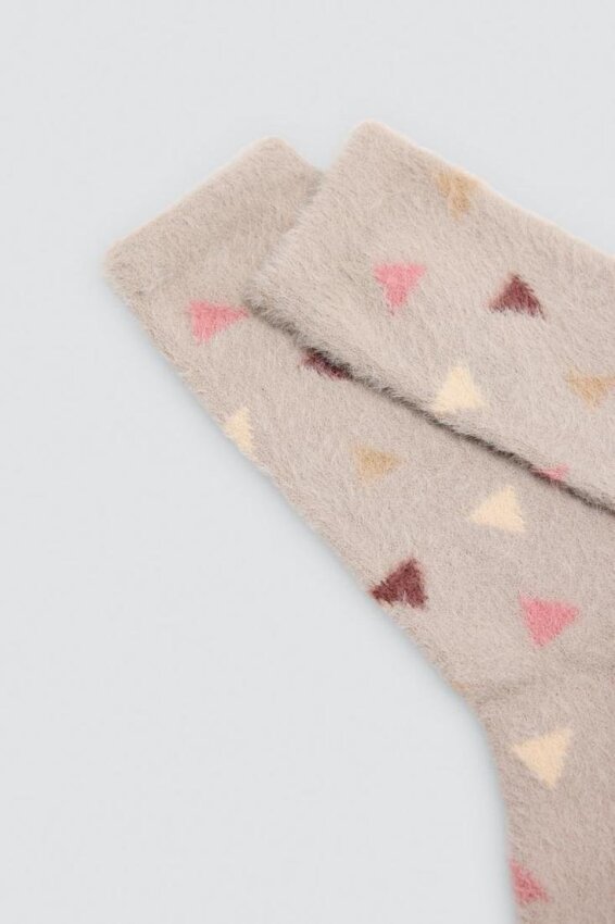 GOTEXTIL | Calcetín Angorina Mujer Ysabel Mora 12132 Animal Print y Geométrico