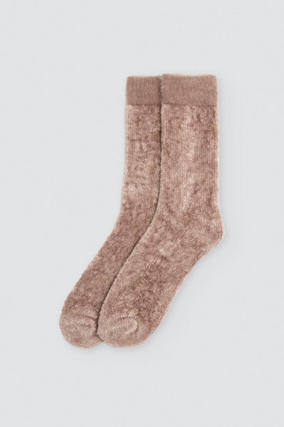 GOTEXTIL | Calcetín Chenilla Mujer Ysabel Mora 12133 Liso Extrasuave