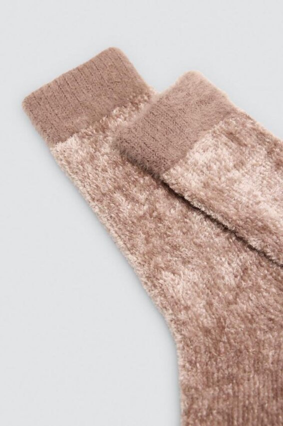 GOTEXTIL | Calcetín Chenilla Mujer Ysabel Mora 12133 Liso Extrasuave