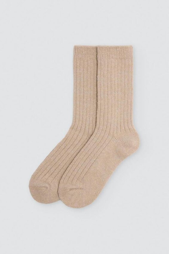 GOTEXTIL | Calcetín Canalé con Brillo Mujer Ysabel Mora 12136 Lúrex