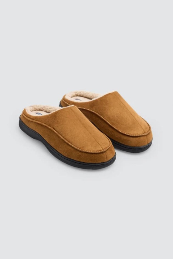 GOTEXTIL | Zapatillas de casa hombre Ysabel Mora 24099 efecto ante con pelo interior