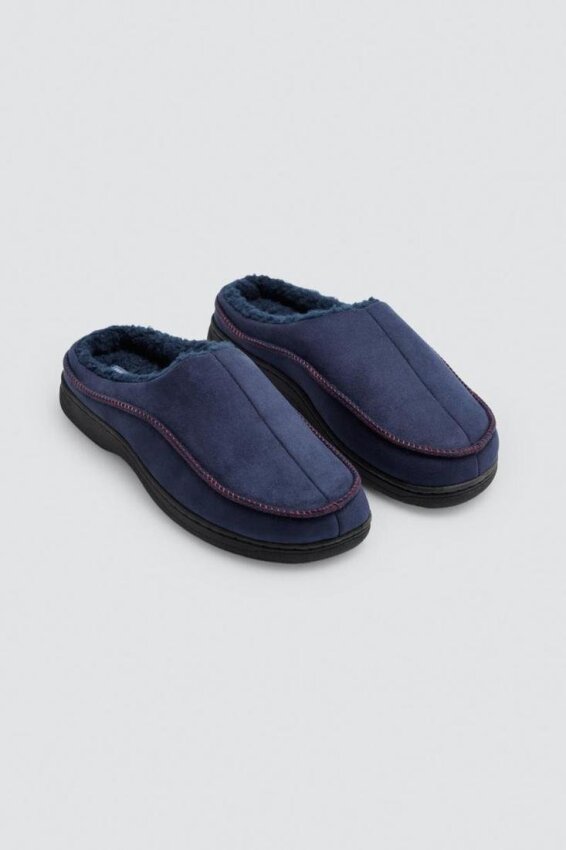 GOTEXTIL | Zapatillas de casa hombre Ysabel Mora 24099 efecto ante con pelo interior